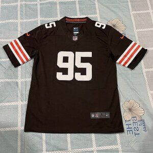 Nike Cleveland Browns #95 Black Jersey